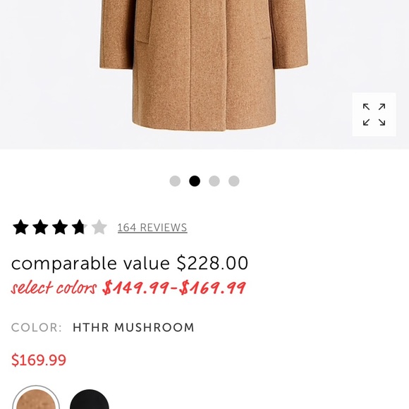 JCrew Pea Coat - Picture 7 of 7